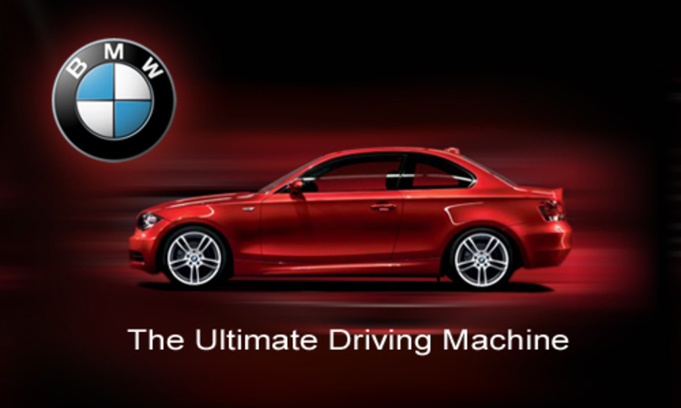 The Ultimate Driving Machine” by BMW
