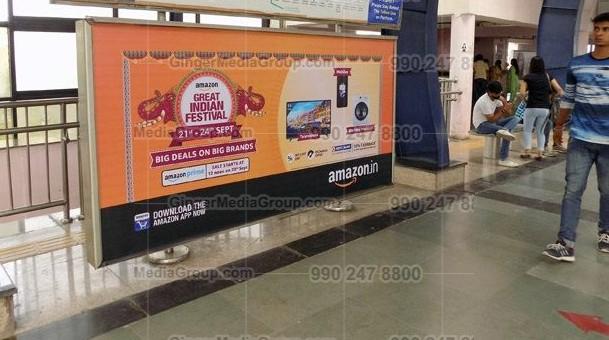Advertising in Metro Station – Dwarka Sec-21, Delhi