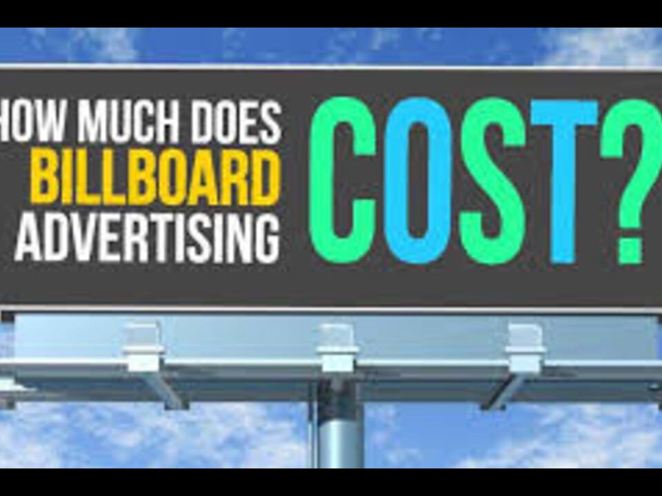 Cost Of Billboard Advertising