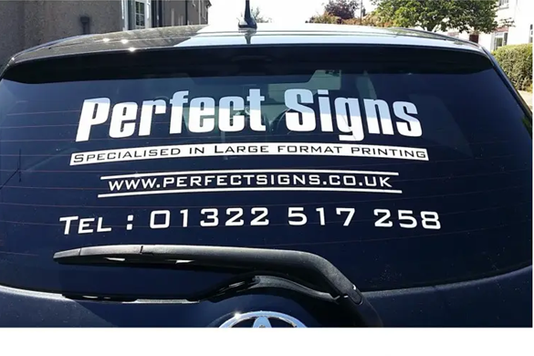 Rear windshield advertising on cabs driving across Delhi NCR